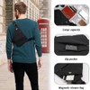 AiNinXun Anti Theft Crossbody Bag Women Men Chest Bag Slim