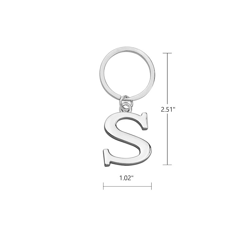 Freedale Keyring Letter - Initial Alphabet Key Ring Charm (L)
