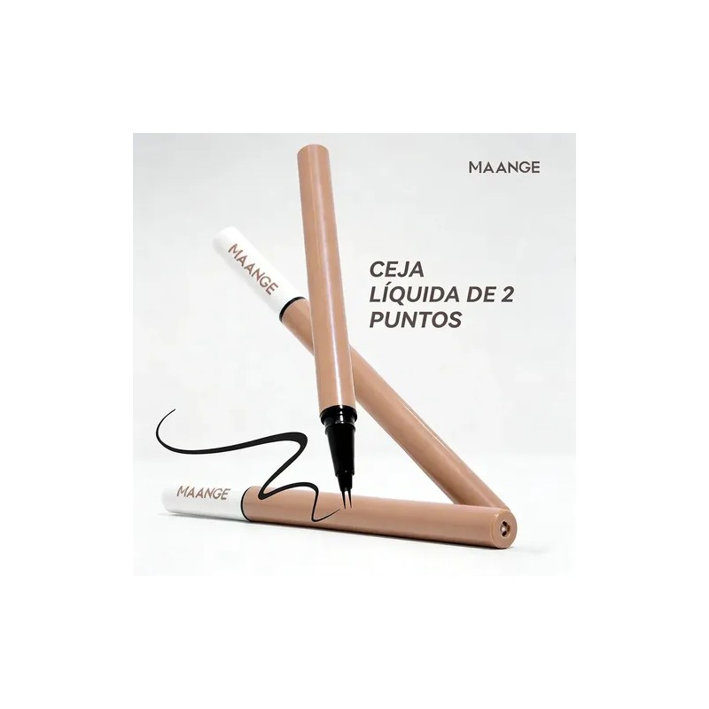 Lapiz Para Cejas,Delineador de Cejas LíQuido,Efecto 3D Waterproof,Natural Lapiz De