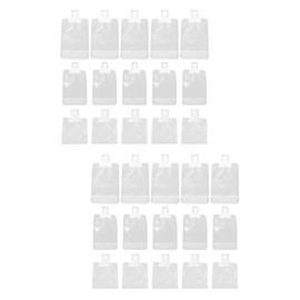 Healeved 30pcs Travel Toiletry Bag Skincare Bag for Cosmetics Hanging Squeeze Pouch for Travel Leakproof Empty Squeeze Pouches for Shampoo Body Lotion