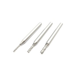 Sumitomo Kawajiya End Mill, 4 Blades, High Speed Steel, HSS 0.08, 0.16, 0.16, 0.16 inches (2 mm), 0.16 inches (4 mm), Convenient Set of 3 (Cuttable Materials: Carbon Steel, Tool Steel, Alloy Steel, Cast Iron, Aluminum Alloy, Copper Alloy)