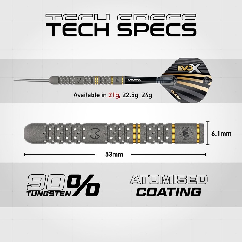 WINMAU – Michael Van Gerwen MvG - EvoX 21g Professional