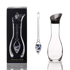 VitaJuwel Era BALANCE | Crystal Water Decanter with Sodalite, Chalcedony & Clear Quartz