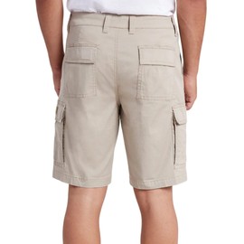 UNIONBAY Men's Relaxed Fit Flex Waist Cargo Short (Tan, 34)