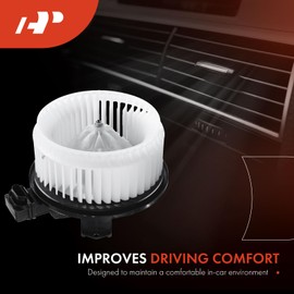 A-Premium HVAC Heater Blower Motor and Resistor Assembly Compatible with Honda & Acura Vehicles - Odyssey 2011-2017, TL 2009-2014 - Front Side, 2-PC Set