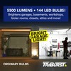 Bell+Howell Triburst 5500 Lumen LED Light - 144 Bulbs, 360°