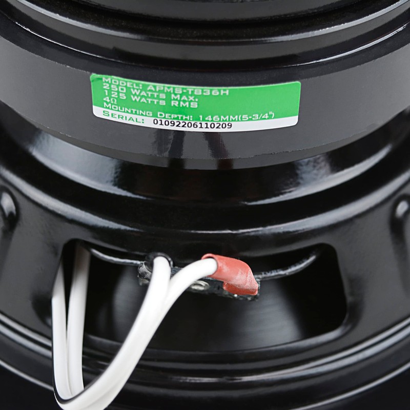 Audiopipe APMS-T836H 8 Inch Speaker with with 3 Inch Compression