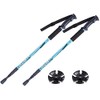 GLASEA® 2x Antishock Trekking Walking Hiking Pair Sticks Poles (blue)