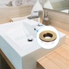 uxcell Sink Trim Overflow Cover, 2Pcs Sink Overflow Rings Bathroom