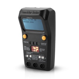 Transistor Tester BSIDE ESR02 Pro Transistor Capacitor Tester Digital Transistor Capacitor Tester SMD Chip Component Inductance Meter Large LCD Display with Function
