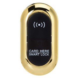 Keyless Electronic Cabinet Lock, Keyless Cabinet Locks Plastic Smart Lock Fingerprint Lock for Wooden Cabinet Drawer Cabinet Wardrobe Letter Box