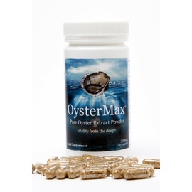 OysterMax® by Marine Healthfoods | Pure Oyster Extract | Natural Zinc Supplement | Energy Booster | Contains Natural Zinc from Oysters | 120 Capsules (1) (Zinc Supplement - Pack 1)