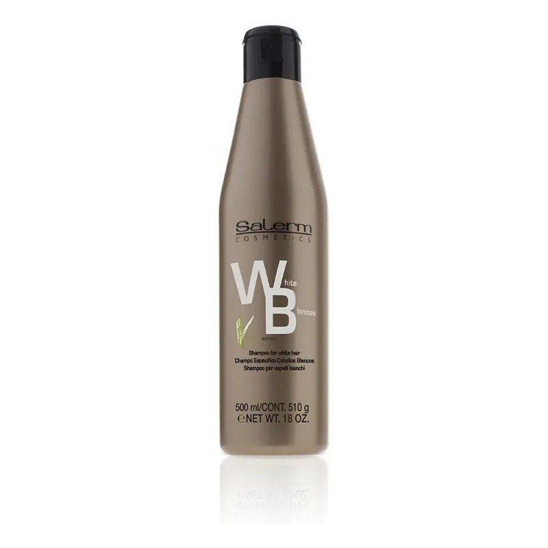 Salerm Shampoo Cabellos Blancos 500ml Con Extracto De Bambú