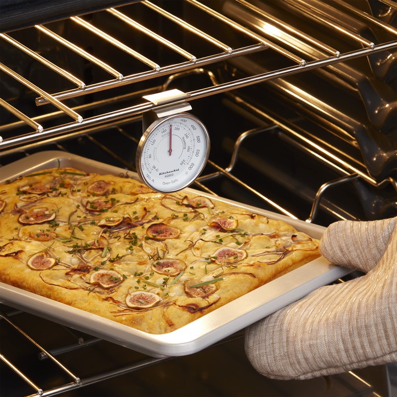 KitchenAid 3-in Dial Oven Thermometer, Temperature Range: 100°F to 600°F