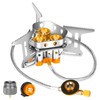 9900W Windproof Camping Gas Stove, Portable Camping Stove with Piezo
