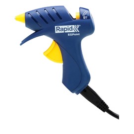 Rapid EG Point Hot Glue Gun, 7 mm Glue Gun for Crafts and Decorating, with Removable Cable: 7 Minutes Wireless Work