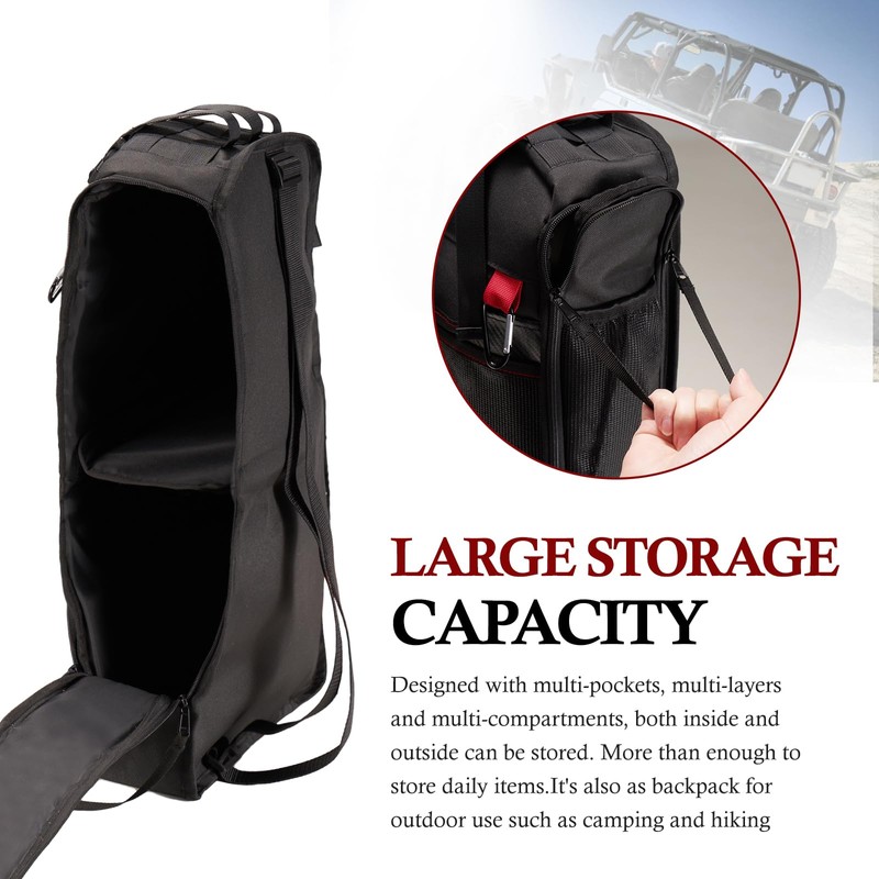 BUNKER INDUST 2 Pcs Roll Bar Storage Bag for 1997-2023