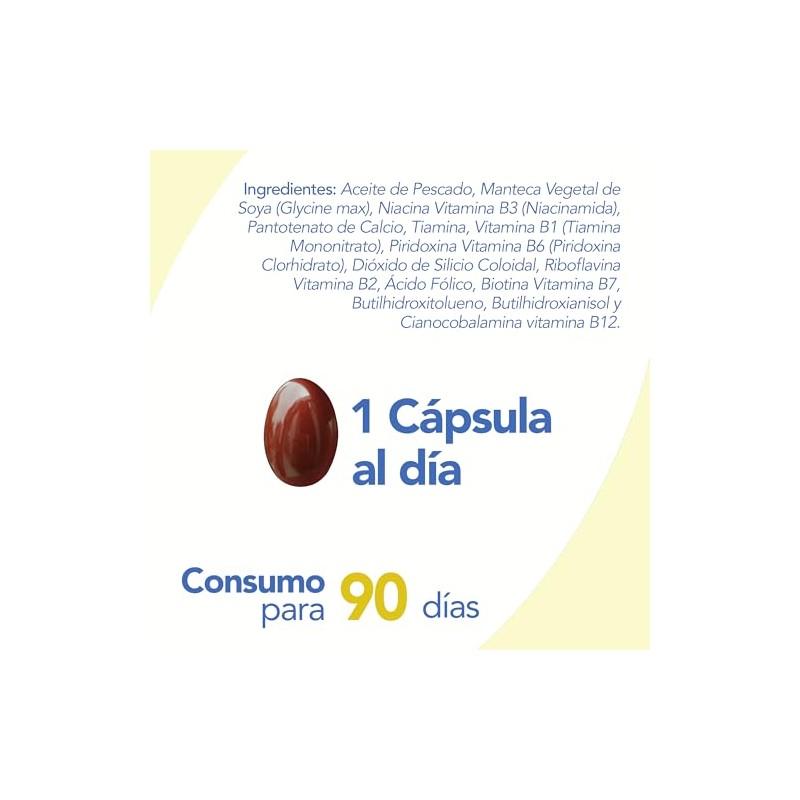 COMPLEJO B | NatGel Complejo B Completo con Omega 3