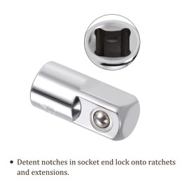 Kozelo Socket Adapter - [1/4 Inch Drive (F) x 3/8 Inch (M)] Female to Male Conversion Working Tool for Driver and Ratchet Wrench Use