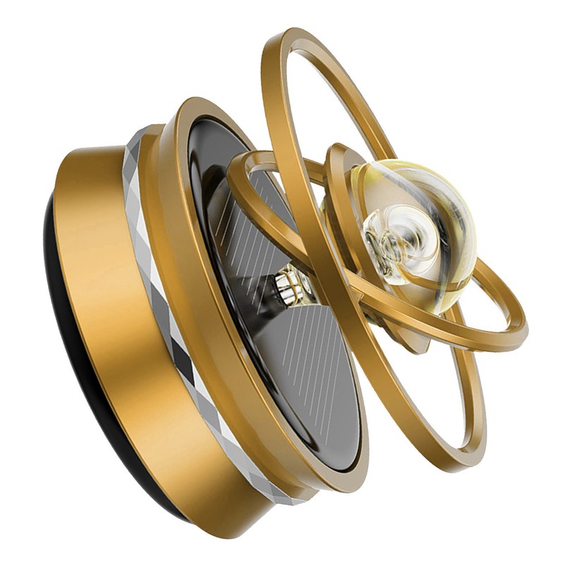 Car Aromatherapy Solar Energy Suspended Crystal Ball Rotating Car Aroma