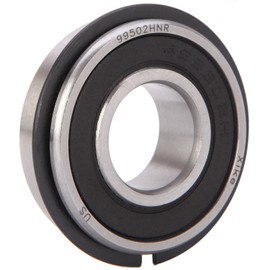 XiKe 4 Pack 99502HNR Wheel Hub Ball Bearing ID 5/8" x OD 1-3/8" x Width 7/16" Double Seal and Snap Ring, Replacement for Go Kart, Mini Bikes and Lawn Mowe Etc, Stable Performance and Cost-Effective.