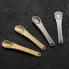 4 Pack Metal Makeup Spatula Mini Spoon Beauty Scoop for