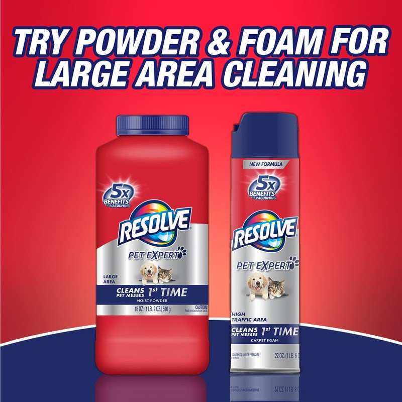 Resolve Carpet Steam Cleaner Solution, 22 fl oz Bottle, 2X