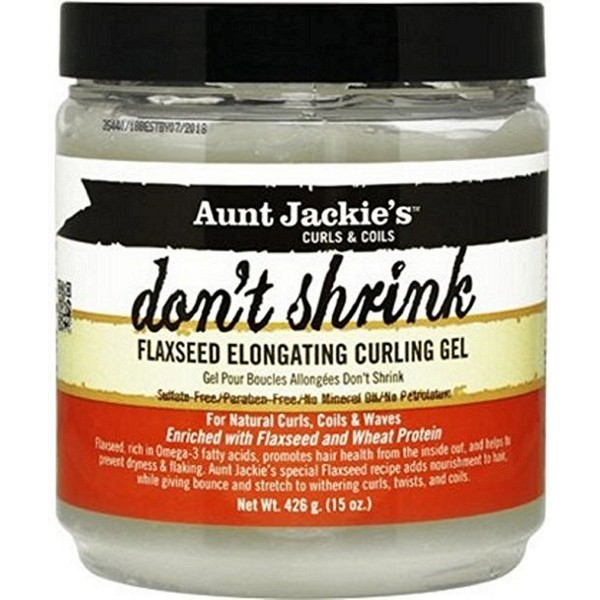 Aunt Jackie's Don't Shrink Flaxseed Elongating Curling Gel, 15 oz