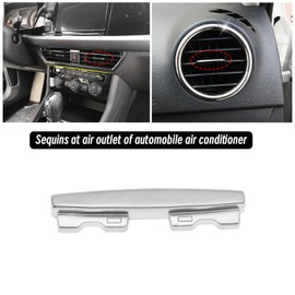 SG Store Car Front Row AC Air Conditioning Air Vent Clip Tab Repair Chrome-Plated Trim Compatible with X5 F15 2014-2018 X6 F16 2015-2018