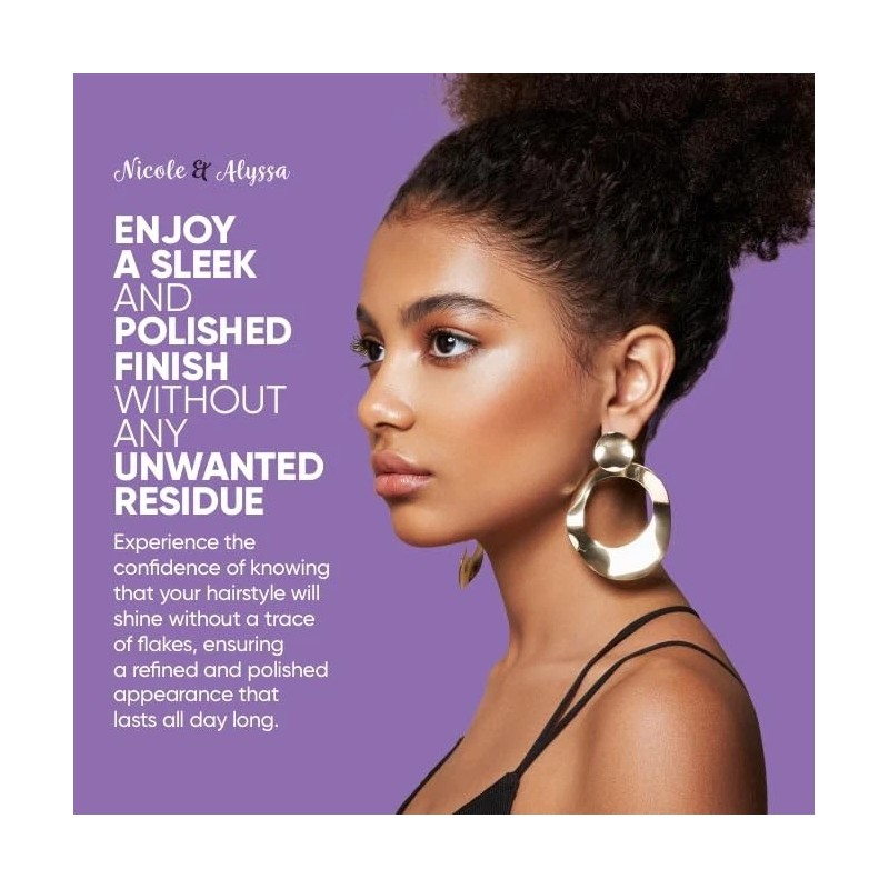 Nicole & Alyssa - Edge Control Gel 5oz - Pomegranate