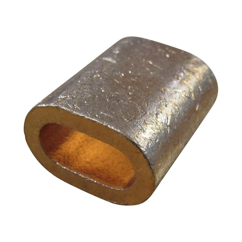 Copper Ferrules 2MM X10 (Oval Crimping Sleeves for Stainless Wire
