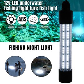 13W LED Fish Trap Light, Waterproof, High Brightness Beads, 5m Wire, High Heat Dissipation, Ideal for Fishing, Attracting Fish in Freshwater & Saltwater - Color: BFVV-GREEN