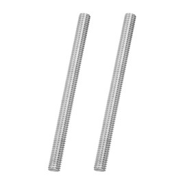 MECCANIXITY 2Pack M6x80mm Fully Threaded Rod, 316 Stainless Steel Right Hand All Thread Screw Studs for Furniture Assembly Fastening, 1mm Pitch