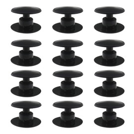ECSiNG 12 Pairs Croc Rivets Buttons 15.5mm Female Buckle 15mm Male Buckle Plastic Snap Buttons Fasteners Shoes Pop Rivets Repair and Decoration