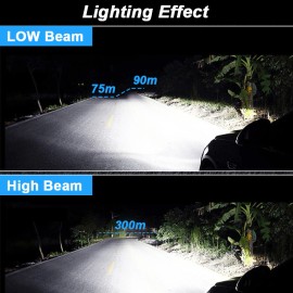 SHENKENUO For Chevy Silverado 1500 2007-2015 - 6x 6000K LED Headlight Hi/Lo&Fog Bulbs Kit