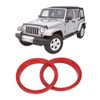 Pair of Exterior Turn Signal Light Ring Trim Fits for