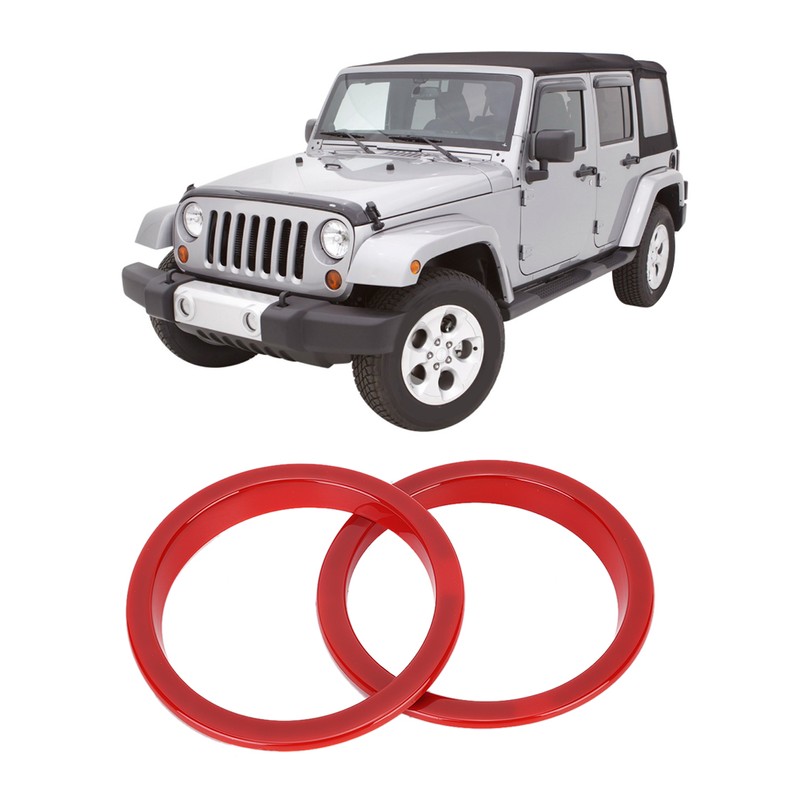 Pair of Exterior Turn Signal Light Ring Trim Fits for
