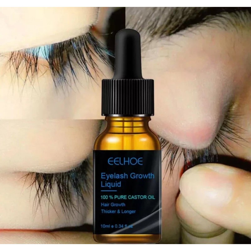 Eelhoe Suero Para Crecimiento De Pestañas Eelhoe Castor Oil 10