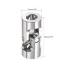 sourcing map 5mm to 6mm Inner Dia Rotatable Universal Joint
