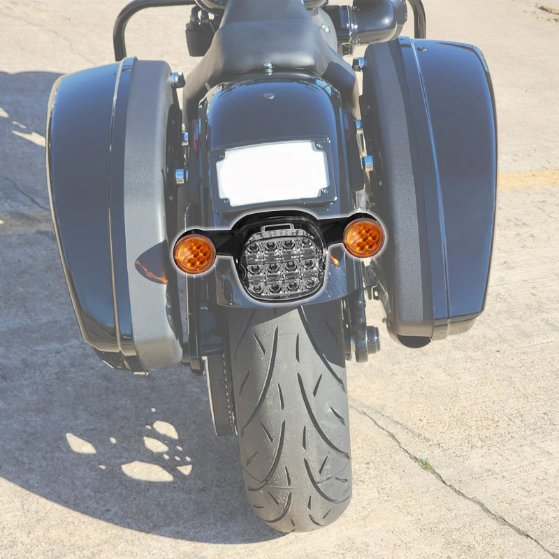 TCMT Rear Brake LED Tail Light Turn Signal Fit For