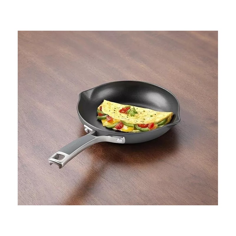 Calphalon Easy System Nonstick Omelette Pan 8" Black -2 Spouts