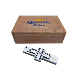 Domino Profesional Corona Extra Fondo Azul en Estuche Alhajera