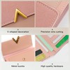 MultiValue Women Wallet, Short Leather Card Wallet Multifunctional Ladies Wallet