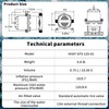 Pre-Pressurized Accumulator Tank – 0.75L Volume, 125 PSI, Quiet Operation,