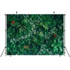 CORFOTO 6x4ft Fabric Tropical Green Leaves Wall Backdrop Jungle Forest