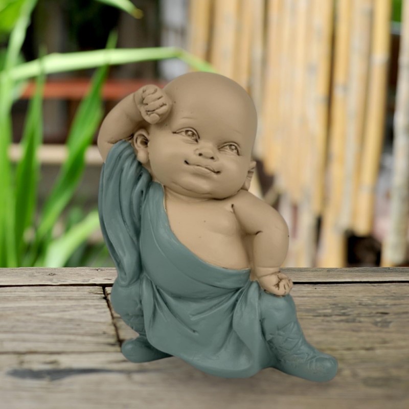 Typical Buddha Statue - GongFu 2 - Baby Buddha Symbolically
