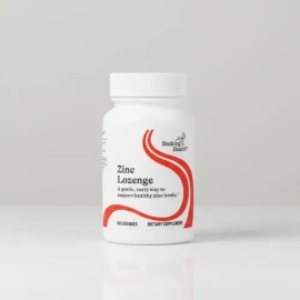 Seeking Health, Pastilla De Zinc, 15 Mg, 60 Pastillas Sin Sabor