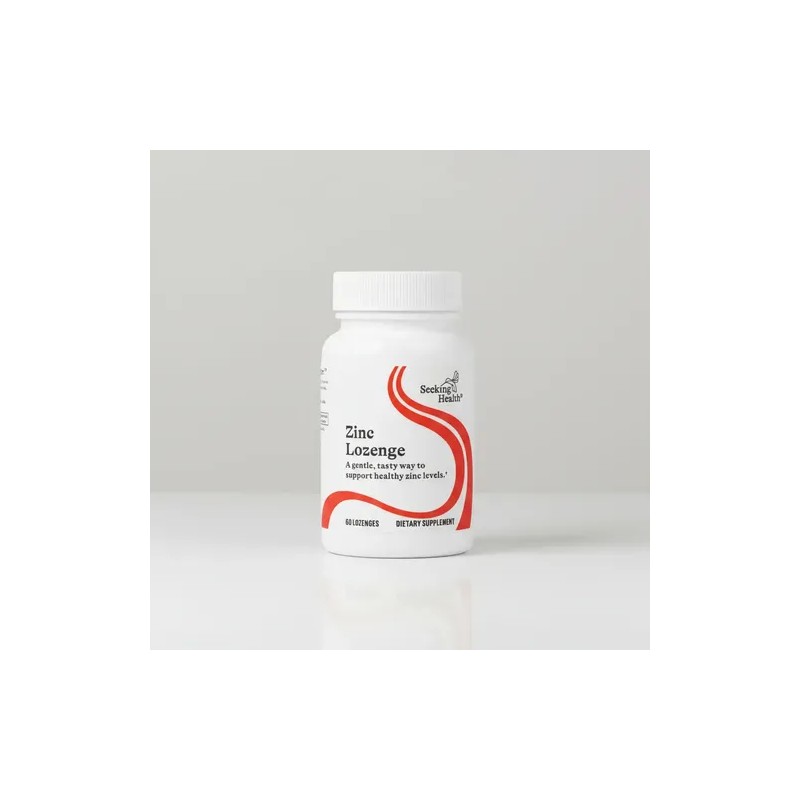 Seeking Health, Pastilla De Zinc, 15 Mg, 60 Pastillas Sin