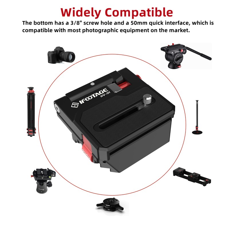 IFOOTAGE Camera L Shape Plate Horizontal and Vertical Conversion Plate,
