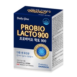 (Daily One) Probio Lacto 900 33g 60 capsules x 1 container for 2 months / (데일리원) 프로바이오락토 900 33g 60캡슐 x 1통 2개월분